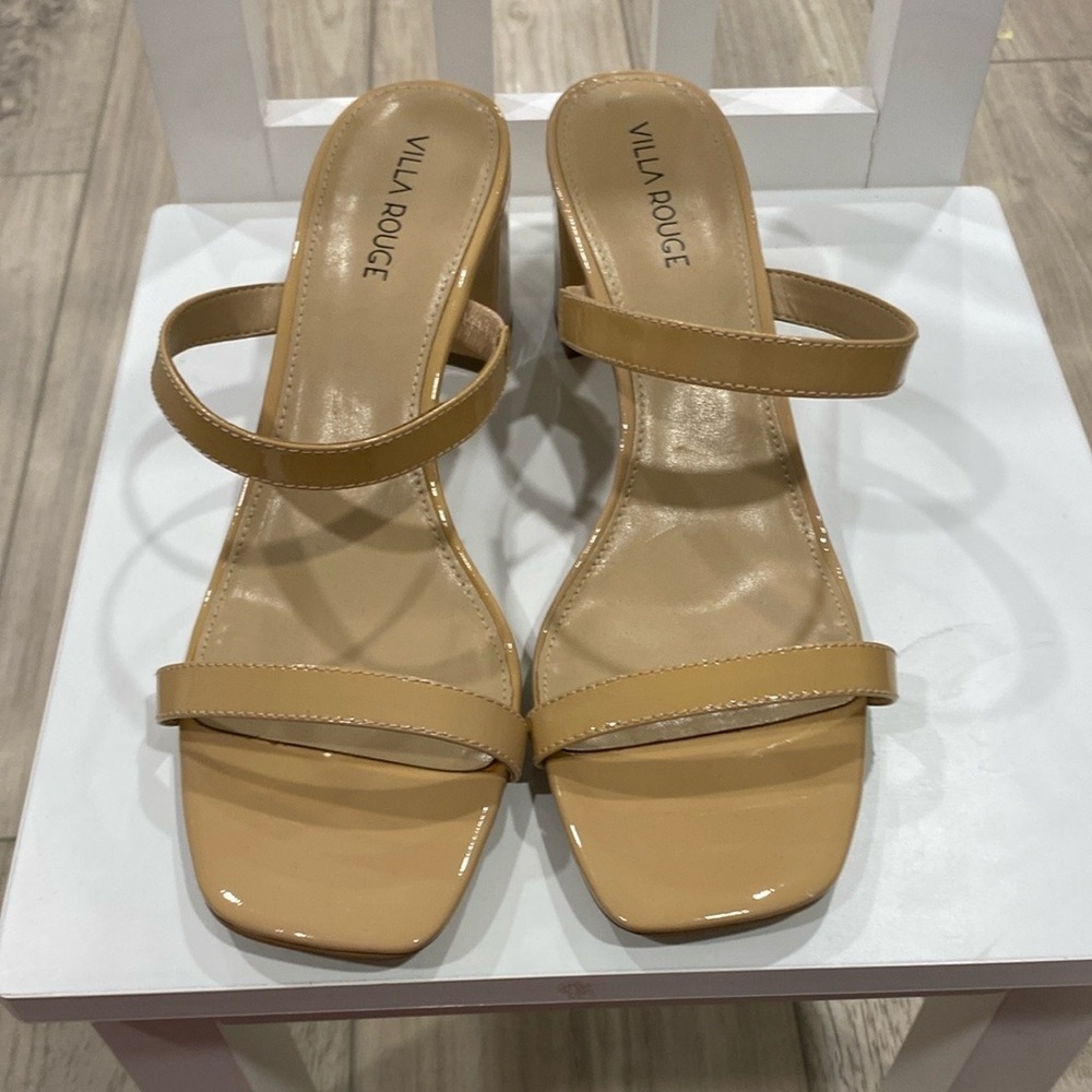 Villa Rouge Bass Slides, beige sandals for summer, Women's Sandals, women SZ 9.5